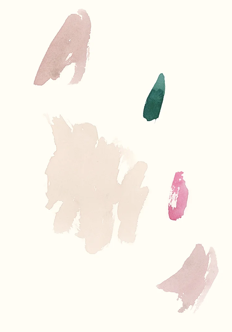 "LEFTOVER" - Abstract Watercolor on Paper, 9" X 12" by Emily Grady Dodge