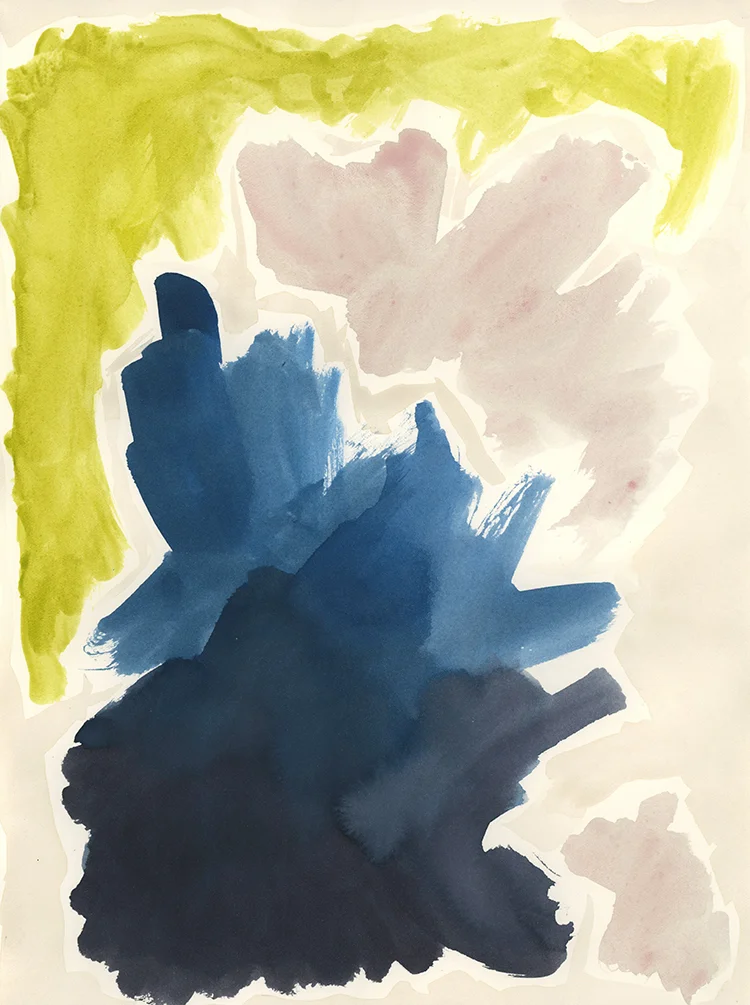 "Rut" - Watercolor on paper, 9" x 12"