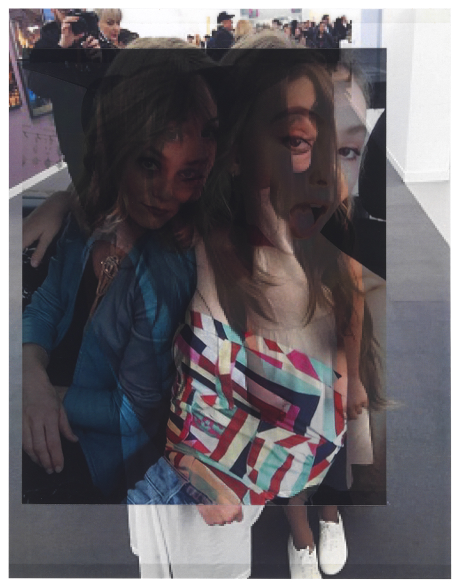   from vogue.com, October 2015 (Vanessa Paradis and Lily-Rose Depp at Fashion Week, Paris) / from The Art Newspaper, October 2015 (Siamese Hair Twins, a performance project for Luhring Augustine and Franco Noero galleries, with Tunga, at Frieze Londo