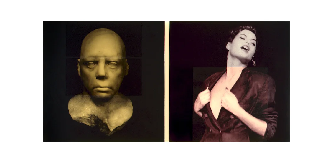 Favored Styles Among the Aristocracy 30x30 each, diptych, acrylic on canvas, 1989