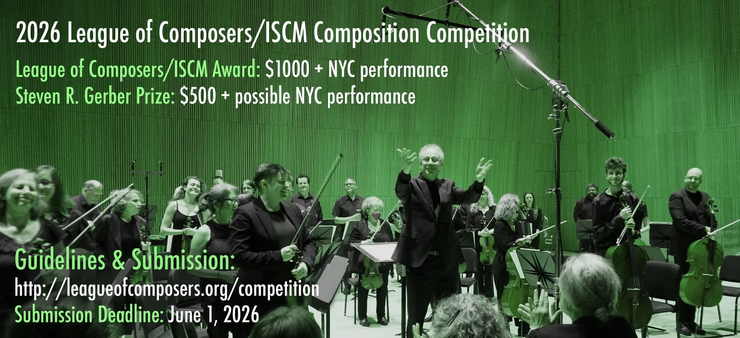 Competition Instrument Competition — League of Composers/ISCM