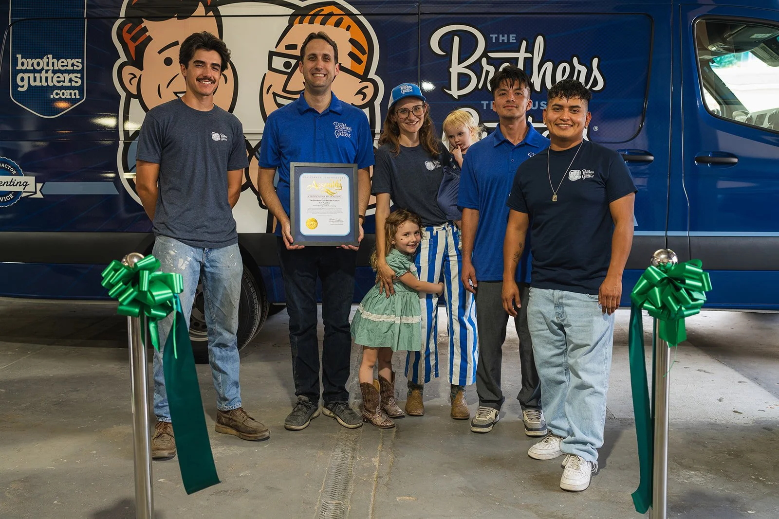 The Brothers That Just Do Gutters Ribbon Cutting Van Nuys CA