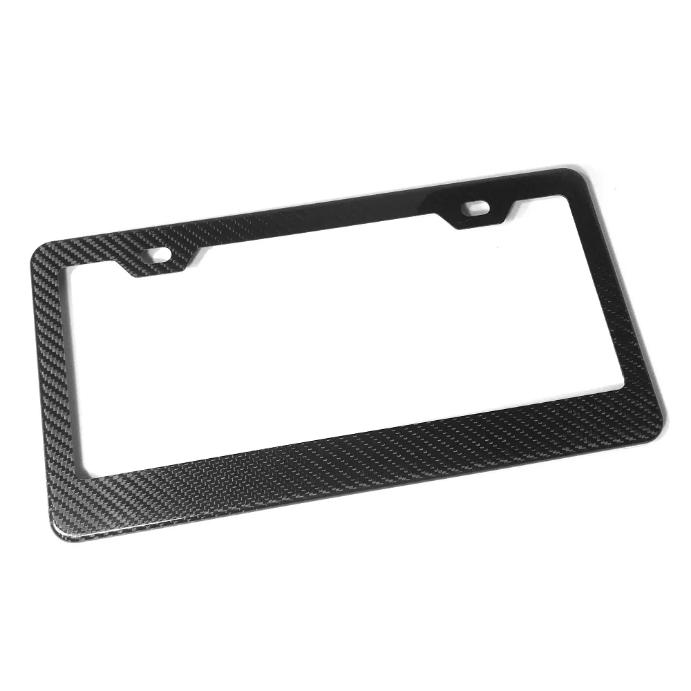 Carbon Fiber License Plate Frame — Carbon🔌Cartel