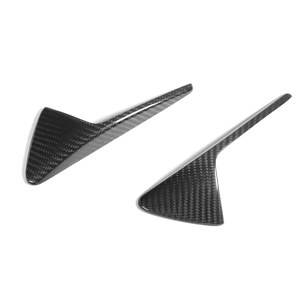 Carbon Fiber Side Turn Signal/Camera Covers — Carbon🔌Cartel
