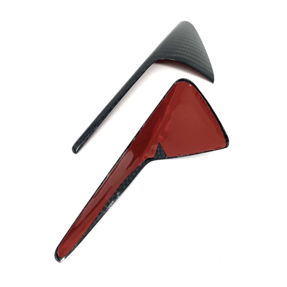Carbon Fiber Side Turn Signal/Camera Covers — Carbon🔌Cartel