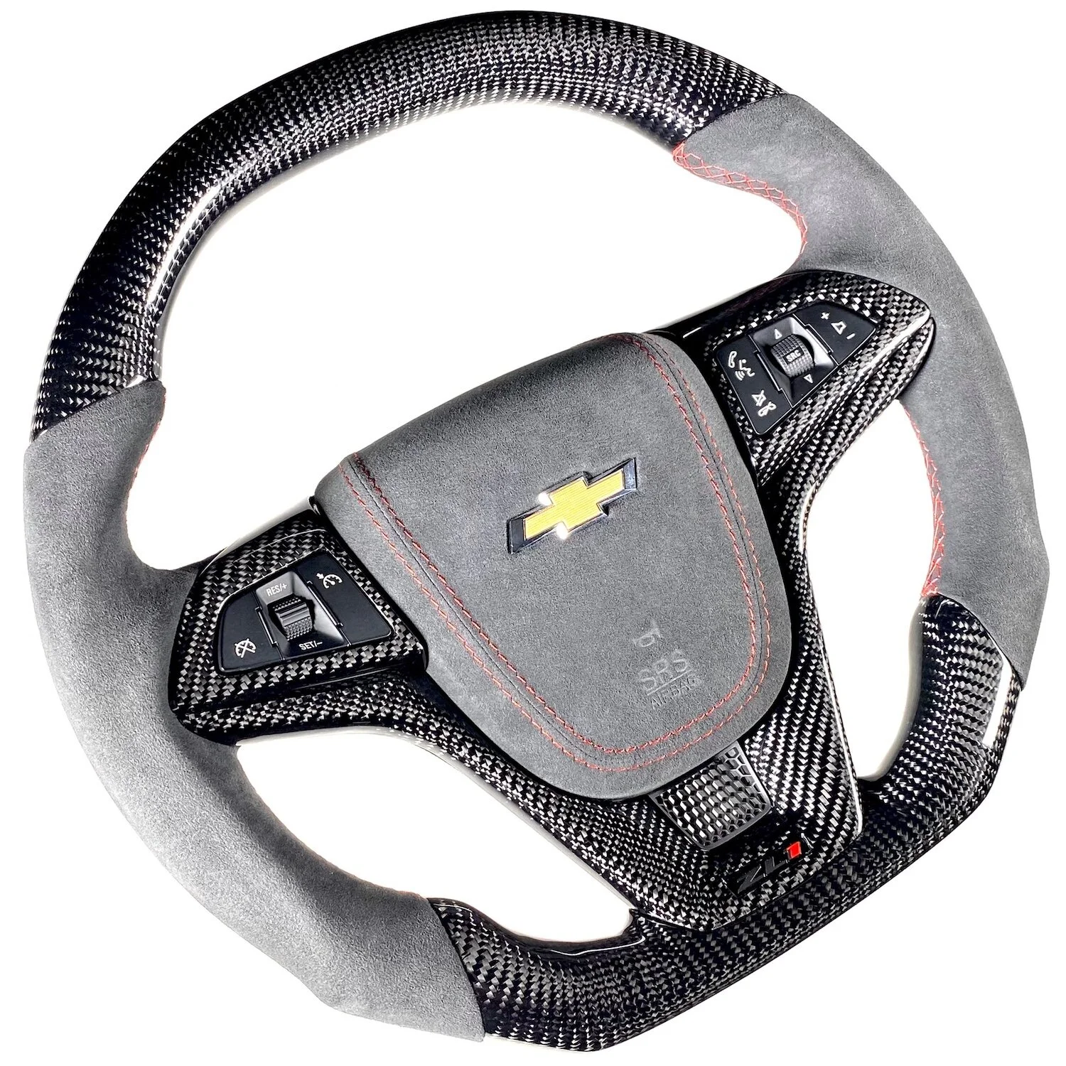 Camaro 1LE ZL1 Z28 Custom Carbon Fiber Steering Wheel — Carbon🔌Cartel