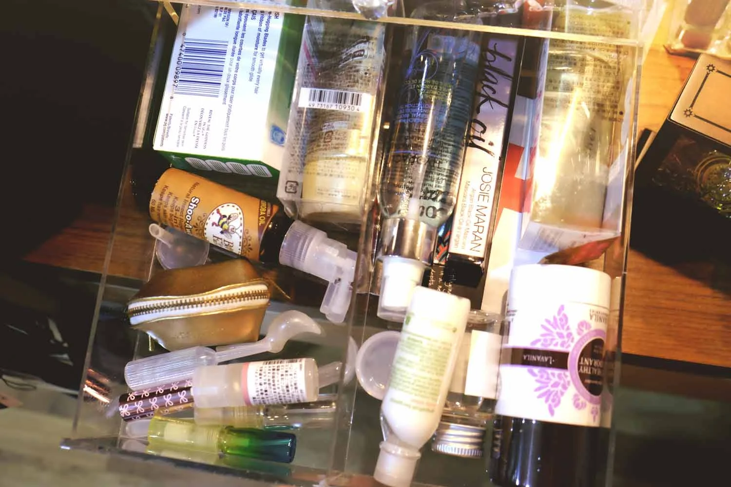 And some extra bottles I'll be slowly using up.