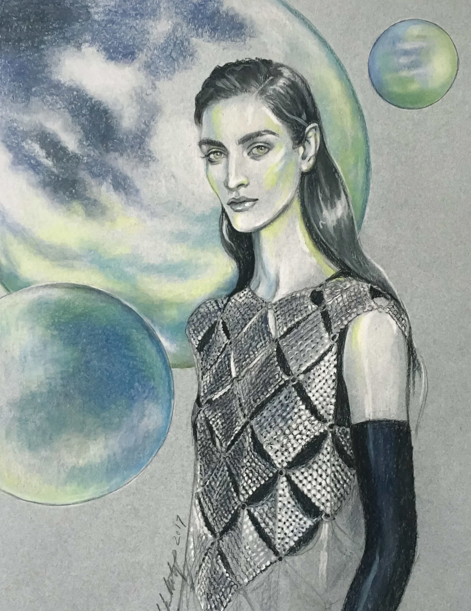 Paco Rabanne Fall 2017.....Futuristic