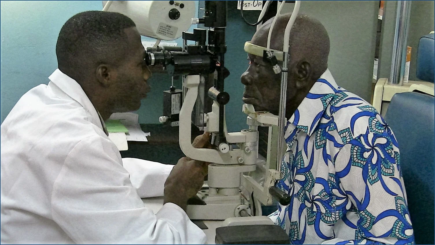 Slit Microscope in action by Dr. Elesey