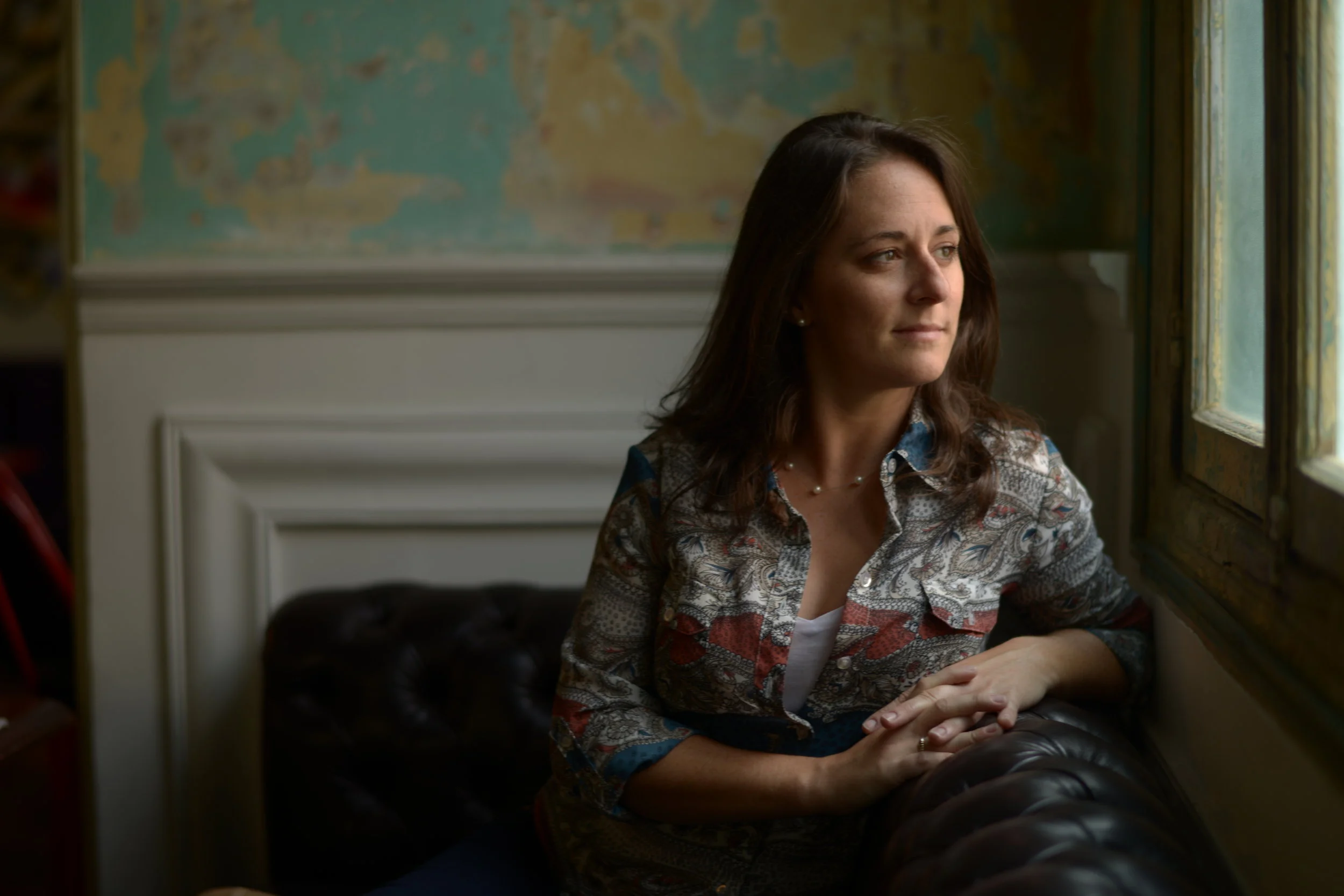 In a restaurant in Beirut.