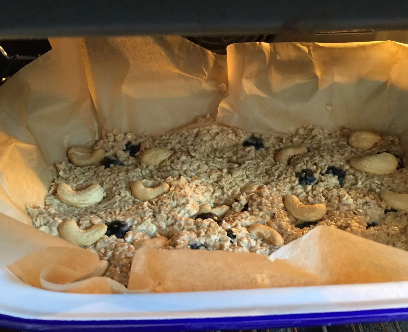Baking in the oven