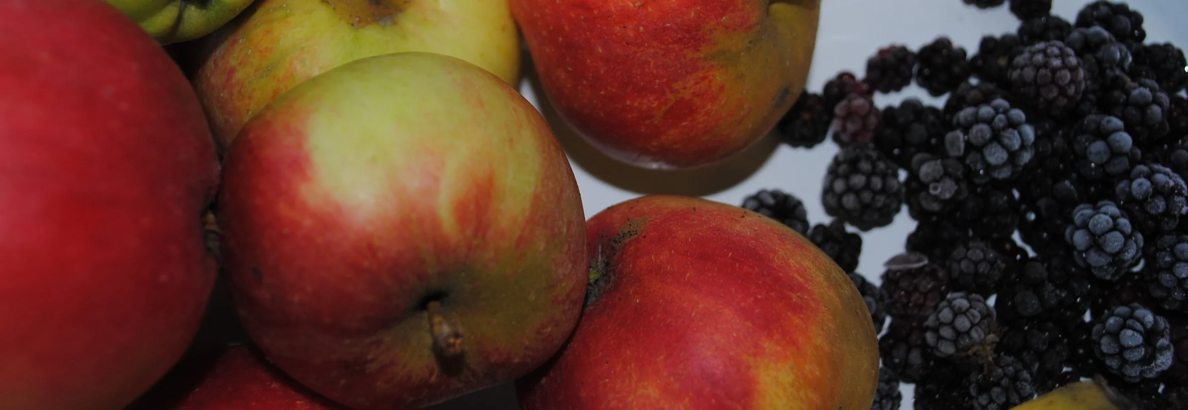 Look at the homegrown apples, not perfect like the supermarket ones but oh so tasty