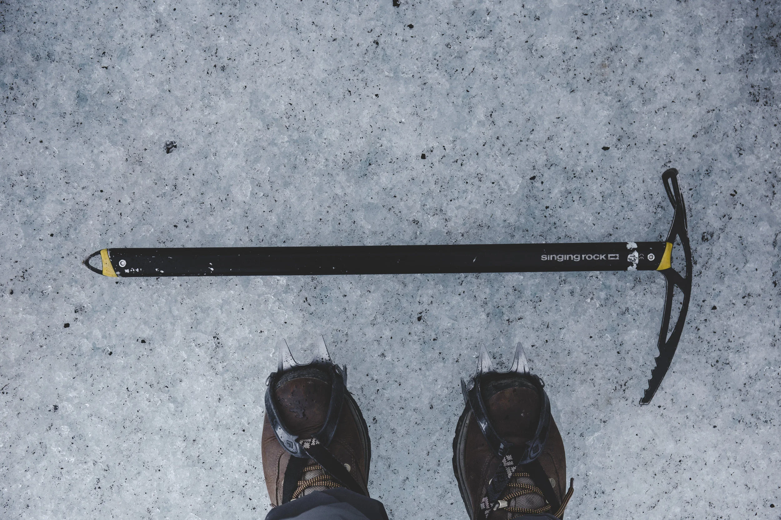 Gearing up for glacier hike