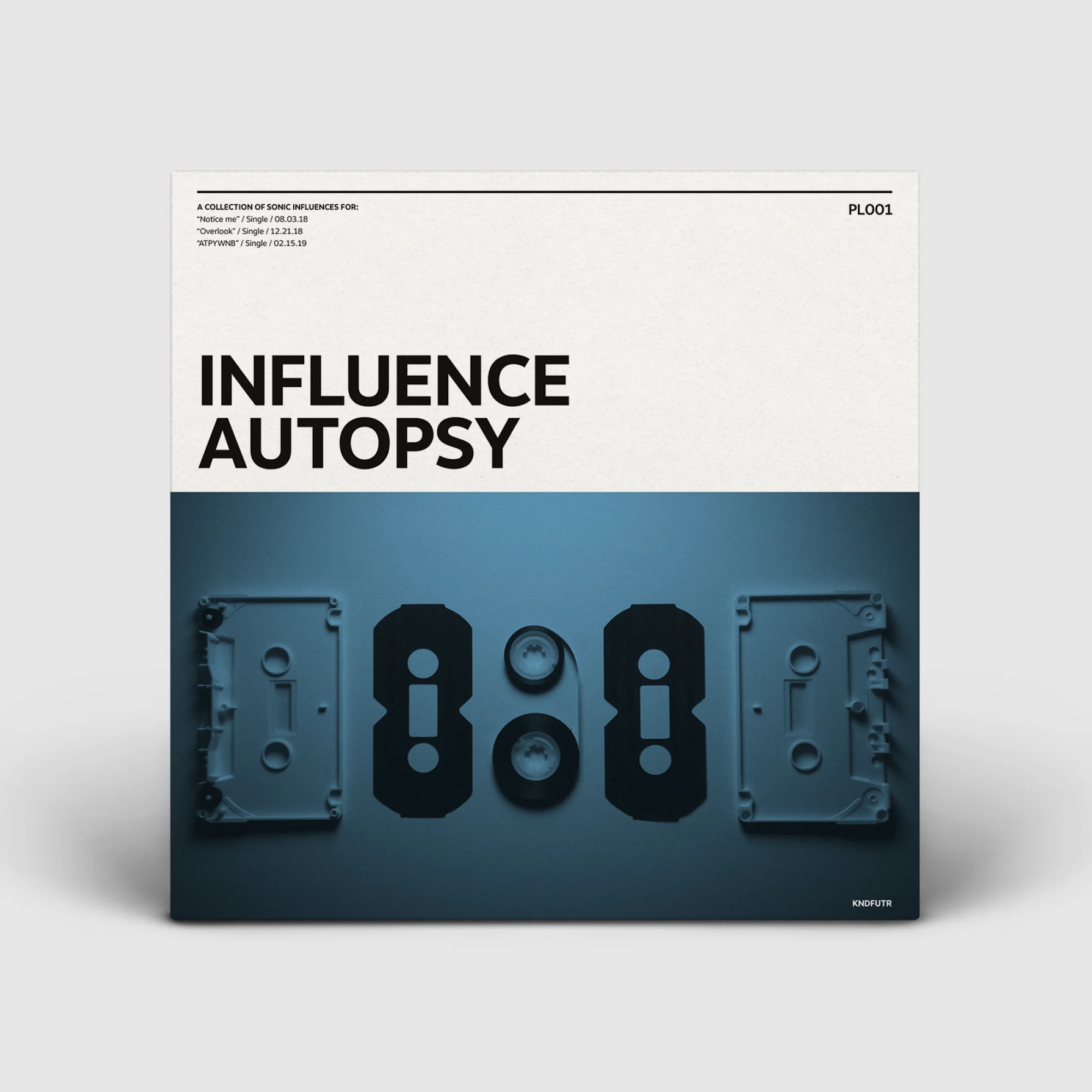 “Influence Autopsy” Spotify Playlist Cover by KNDFUTR