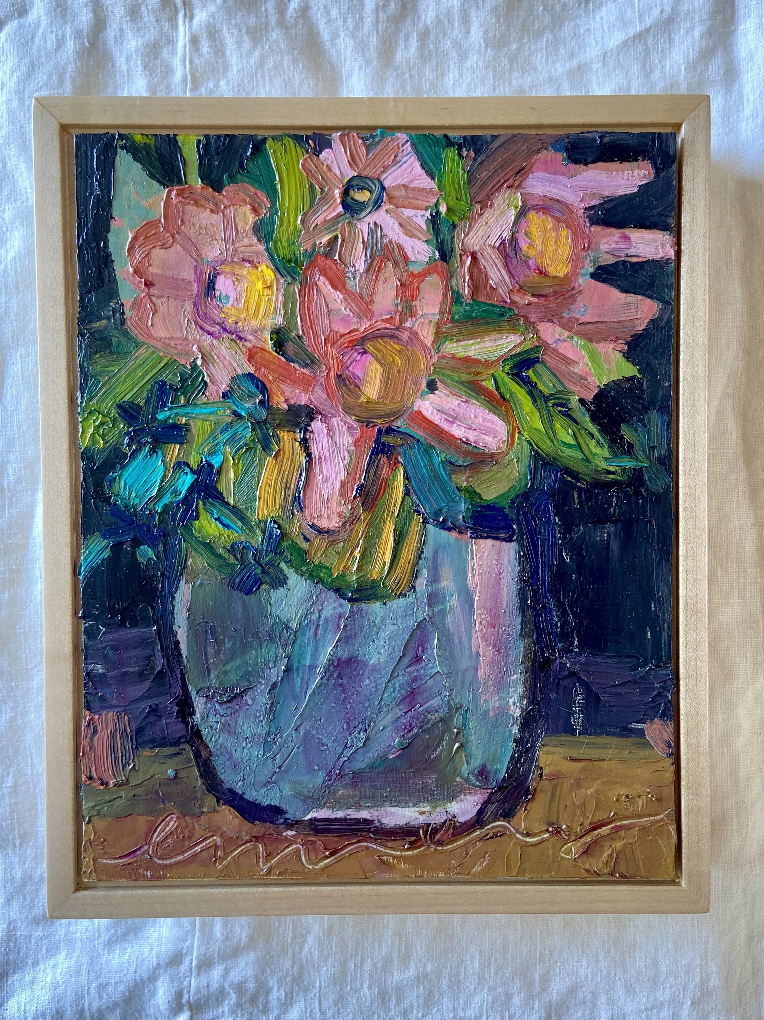 "A Fine Time" Original Oil Painting, 8 x 10 inches