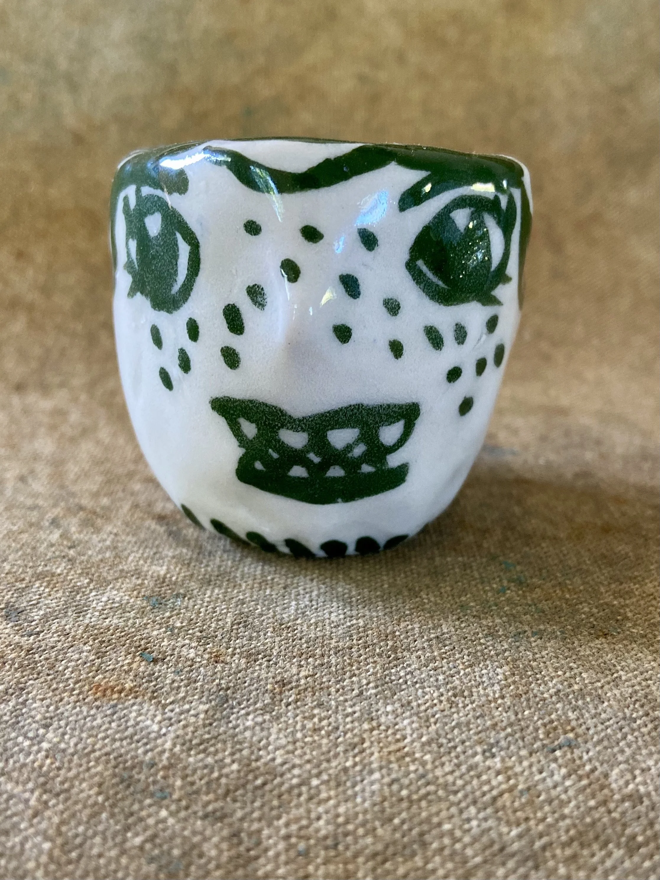 Porcelain Pinch Pot- Made with Loving Hands