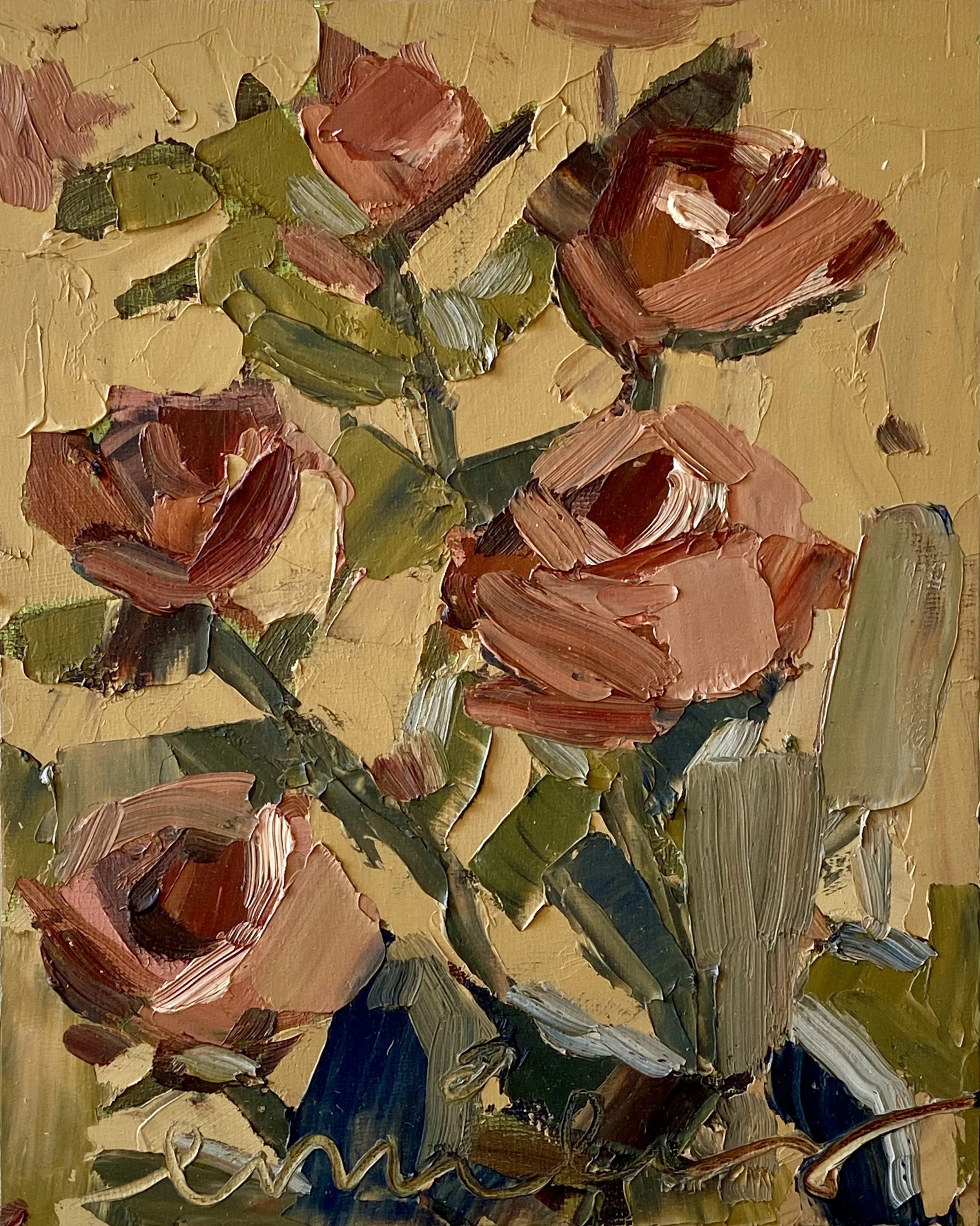 Option 11. Warm Glow, 8x10 inches, oil on panel $200, + $20 shipping. Painting is unframed. 