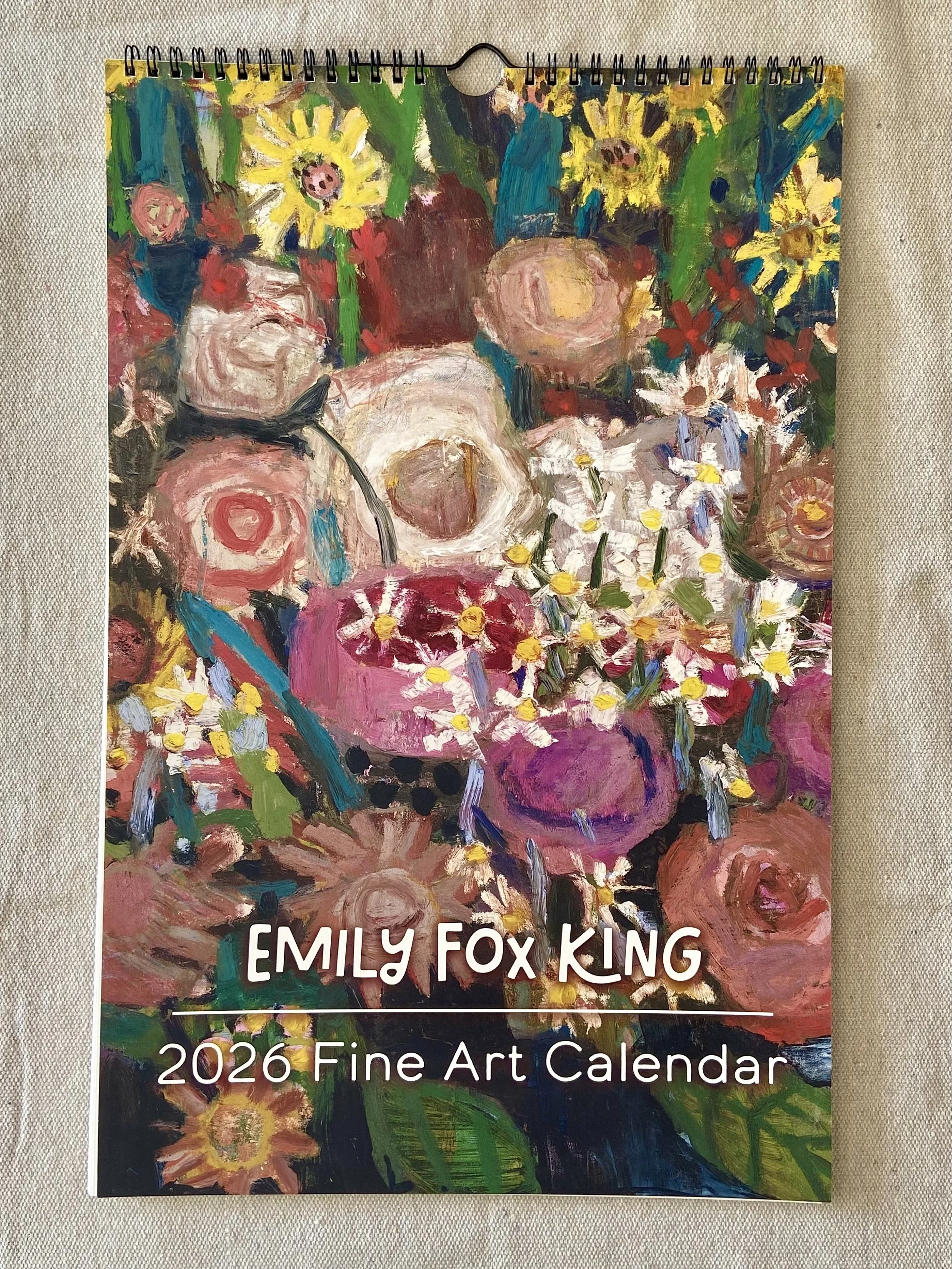 Emily's first-ever calendar!