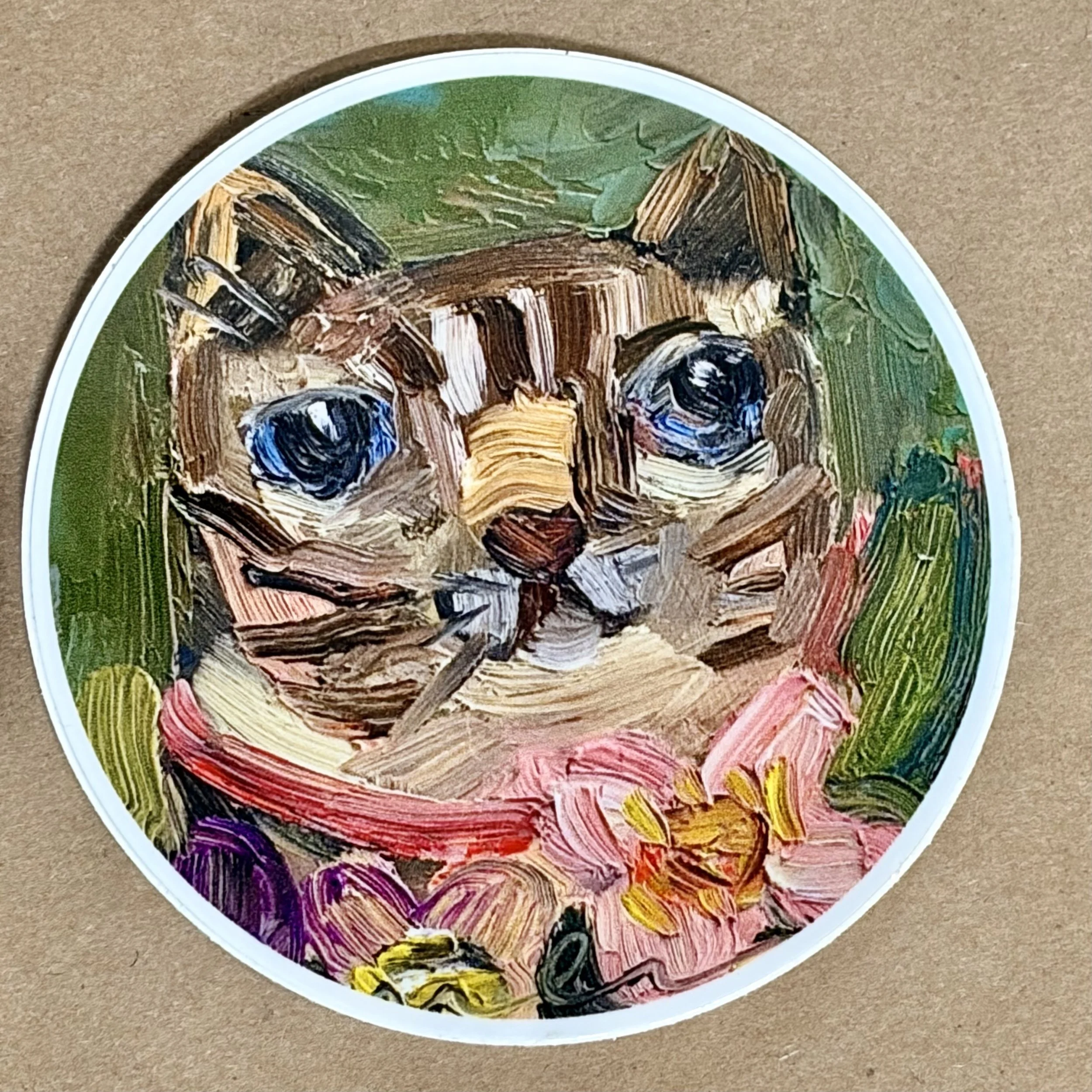 "Pretty Kitty" sticker