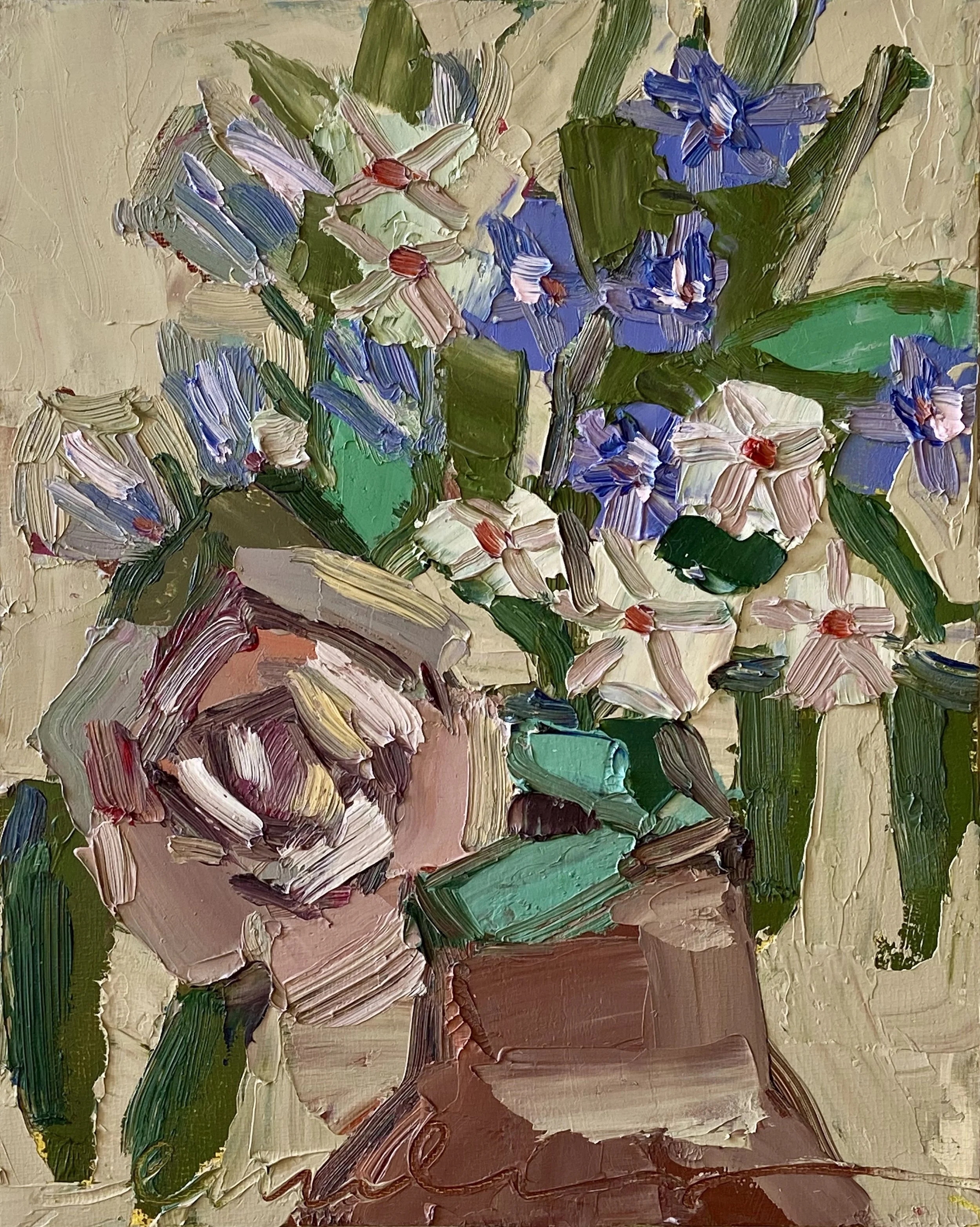 Option 15. Sweet Sleeper, 8x10 inches, oil on panel $200, + $20 shipping. Painting is unframed. 