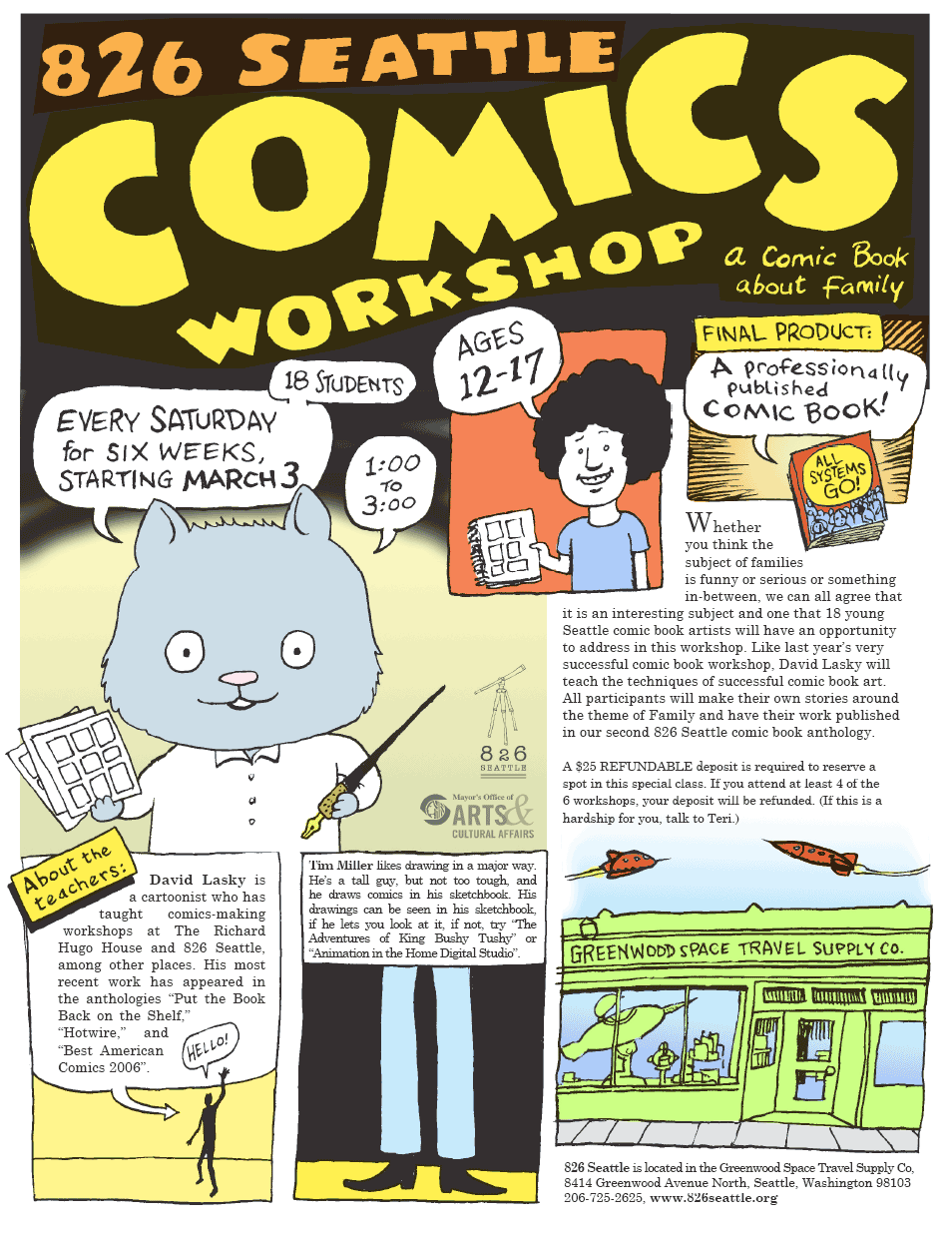 Comics Workshop Flyer