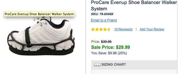 Using a boot to heal a bone, tendon, post-op ? Think deeper please. Please please, please ! If you are going to put your client in a CAM rocker boot/shoe for a fracture, or post-op can you please try to level out the leg length discrepancy caused by the thickness of the boot’s sole ? Please ? Pretty please with sugar on top? Some boot brands have a huge midsole thickness. This leads to a functionally longer leg length. If they are barefoot much of the day, there will be a huge leg length discrepancy. If in shoes all day, you can offset this with a sole lift in the healthy foot’s shoe or you can add something like this to the outsole. Use common sense. IF someone is in a CAM boot for 6 weeks and thus a longer leg, this is going to promote a knee flexed posture on the boot side (ie. shortens the leg) and/or hyperextension of the healthy leg’s knee, supination of the foot, more forefoot habitus (sustained calf loads) and even frontal plane lurch pelvis gait mechanics (this is why many folks will get opposite hip pain). These embedded gait flaws must be addressed and remedied after they are out of the boot to reset normal gait. We have seen enough problems come to our offices that are suspect as a result of prolonged boot use and failure to reteach normal gait patterns, meaning, to reduce the learned gait behaviors of being in a boot for prolonged periods. Gait retraining is just as important as the rehab post-boot removal. Of course, this is rarely done. Using logic is never a bad thing. Dr. Shawn Allen, one of the gait guys Here is a neat device we found to help.http://www.braceshop.com/procare-evenup-shoe-balancer-walker-system.htm?gdftrk=gdfV28018_a_7c2568_a_7c10961_a_7c32290&gclid=Cj0KEQiA37CnBRChp7e-pM2Mzp0BEiQAlSxQCCeL74AvCkYXbQX_jV1jEP27mfocB87f8pSfbo2PZMIaAsOV8P8HAQ