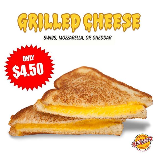 Say cheese! 🍞🧀🍞😁 @jodymaronis #jodymaronissausagekingdom #grilledcheese #grilledcheesesandwich #cheese #venicebeachboardwalk #venicebeach #venice #losangeles #munchies #lafoodie #