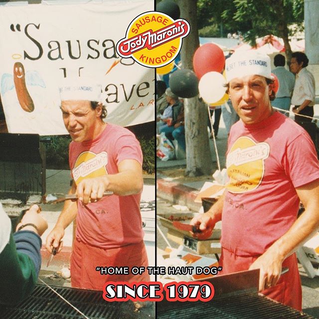 THROWBACK! King Jody in his natural habitat 🌭🌭since 1979 @jodymaronis #throwbackthursday #throwbackthursday #jodymaronis #jodymaronissausagekingdom #fair #hotdogs #sausages #chilicheesedog #bratwurst #hamburgers #cheeseburger #chilicheesefries #fri