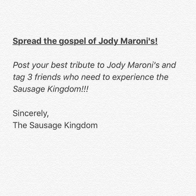 Spread the word about Jody Maroni's!!! #sausagekingdom #jodymaronissausagekingdom #jodymaronis #venicebeach #sausage #hotdog