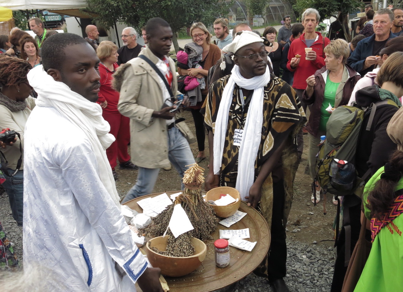 international festival "sow your resistance: farmers’ seeds to feed people” in France, September 2015. Photo credit: BEDE, France.