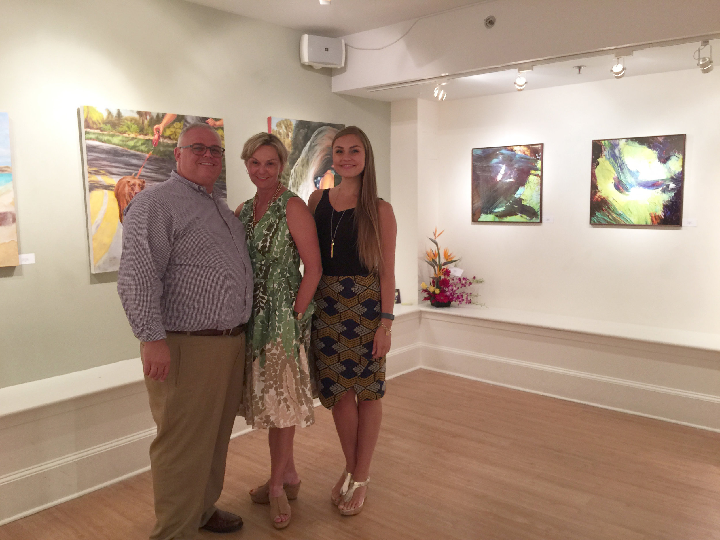 2015 Solo Exhibit at the Robinson Gallery at the Ai&G, Salisbury, MD with Kevin and Sarah Bernstein