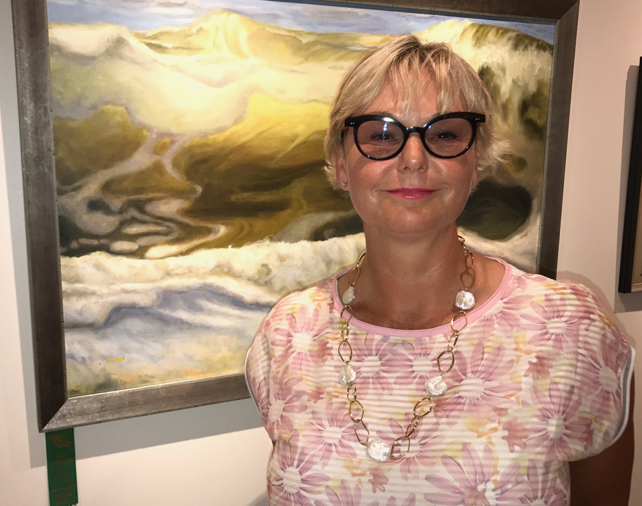 "Sea Mystery", 2017, oil on canvas, 24x36. Third place at the Juried Member Show at the Center for the Arts in Ocean City, MD