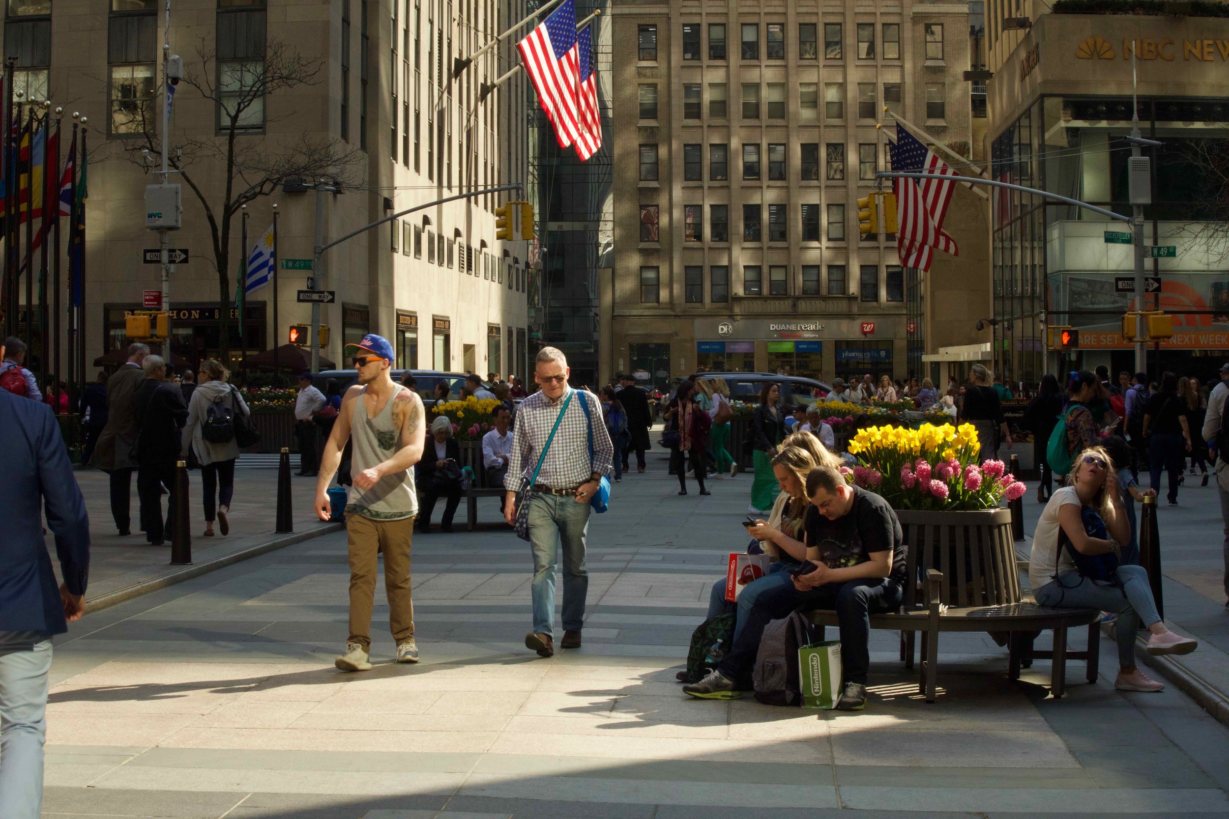 Springtime at Rockefeller Plaza III