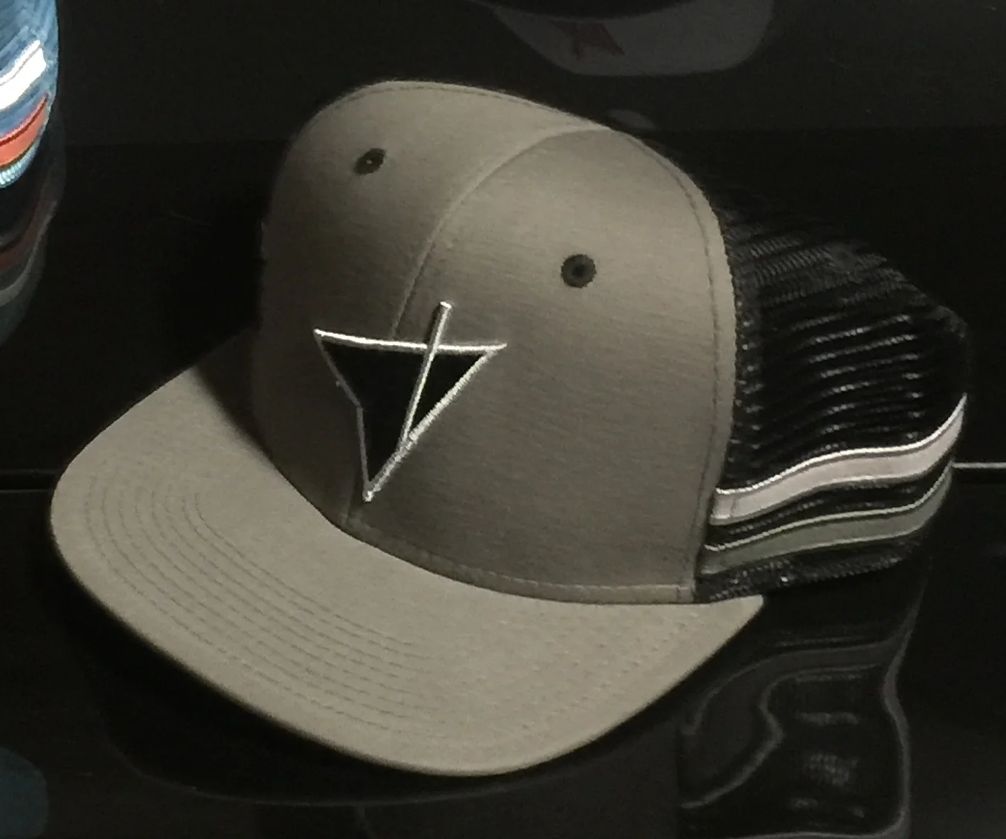 Charcoal / Black "THE MECHANIC" Mesh Hat
