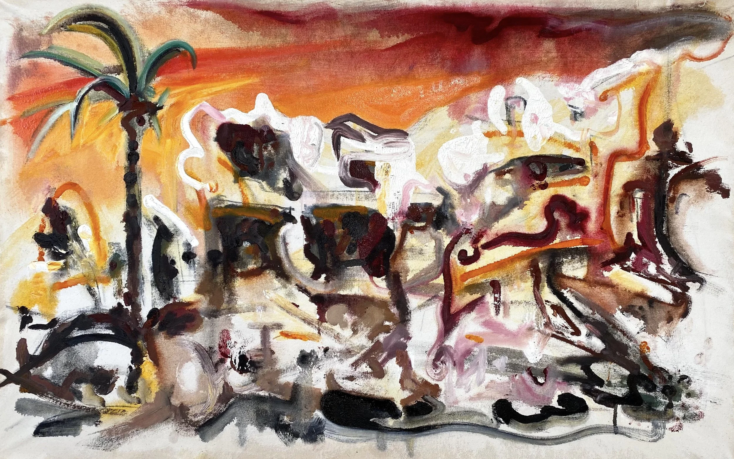 House with a Date Palm