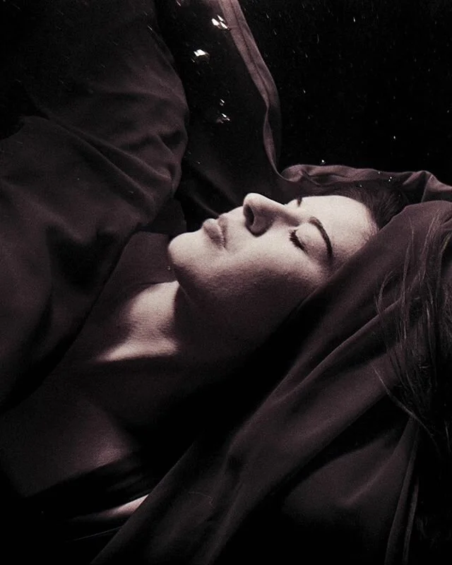 I experimented with a few lighting setups. Booming the light over the subject gave me the high contrast, dramatic look I sought. Drawbacks of boomed light, is its really unflattering. Ideally the subject would face upwards. Only problem is, its reall