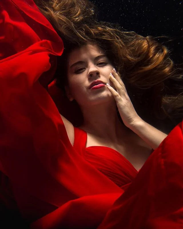 Had to composite a leg out of this image. Shooting on a wide angle lens emphasizes anything close to the lens. So, the leg appears to be massive, and it took away from the subject. Added a piece of dress from another image. I&rsquo;m not super happy 