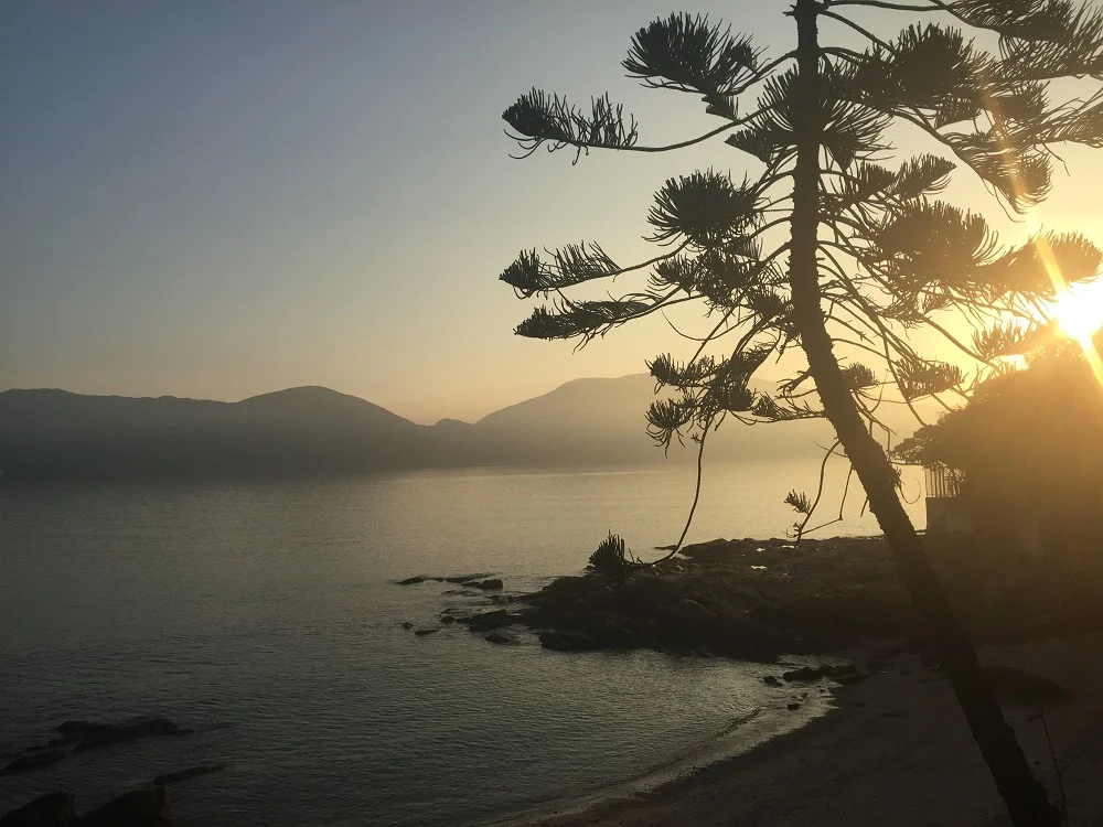 (Race morning view from Stanley where we finished)