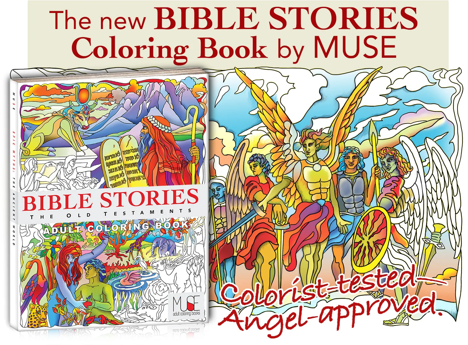  Bible Stories: The Old Testament Adult Coloring Book is available soon! 