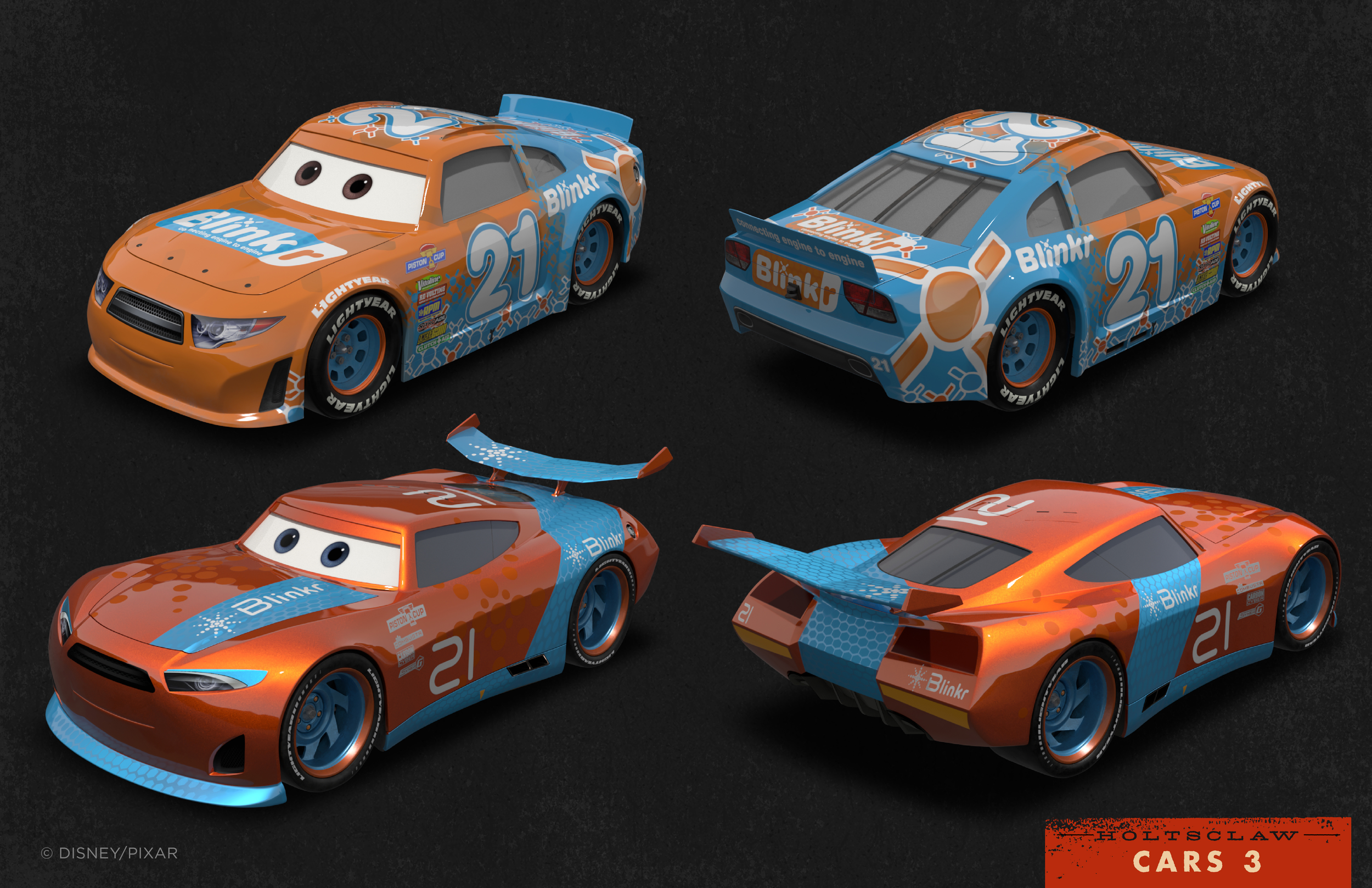 The Graphic Art of Cars 3 — Josh Holtsclaw