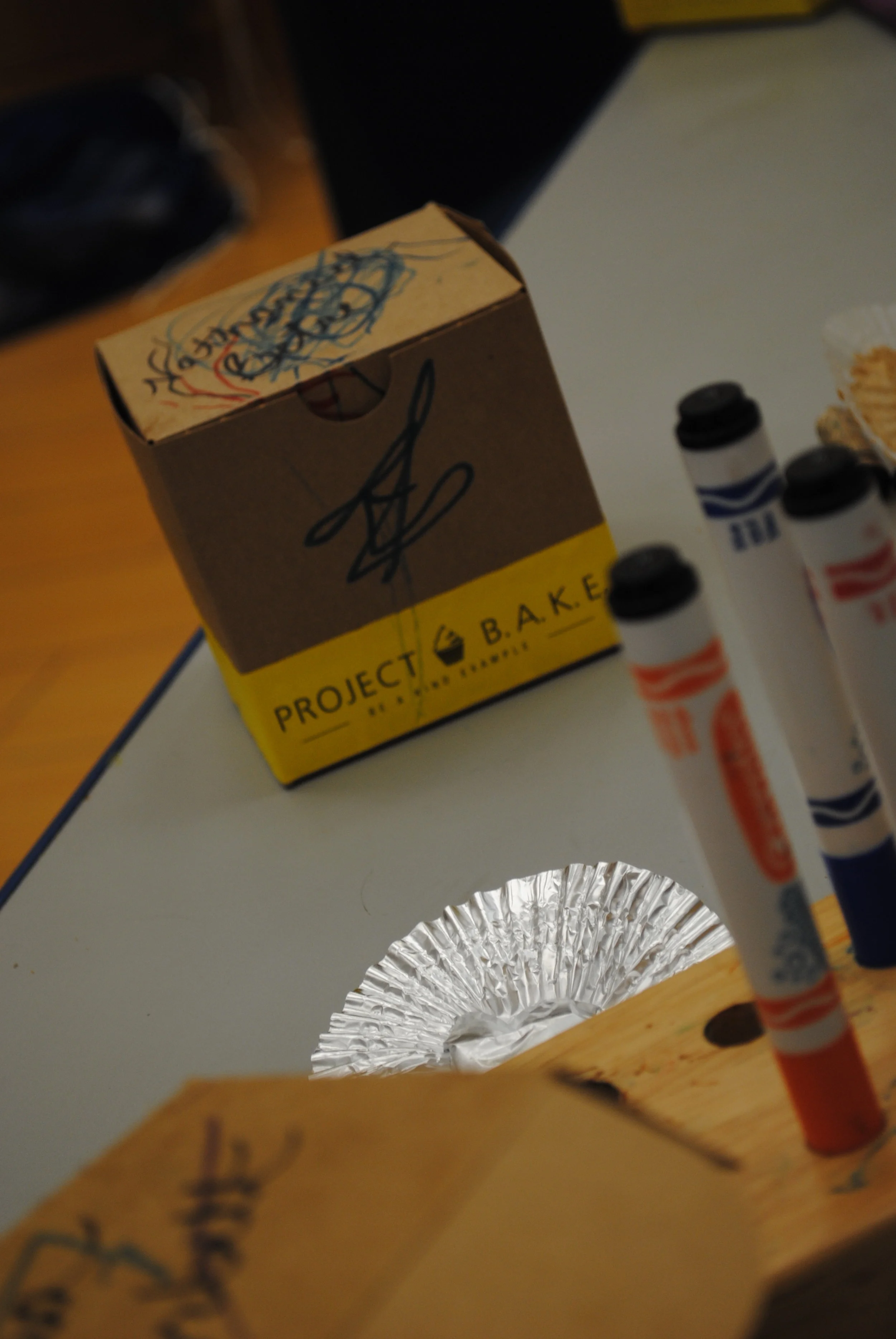  Project B.A.K.E. also began writing their own stories to be recited during story-time.&nbsp;We stepped in to develop a system by pairing up with local artist  Atreyee Ghosh , to ensure the stories would carry a rhythmic flow. 