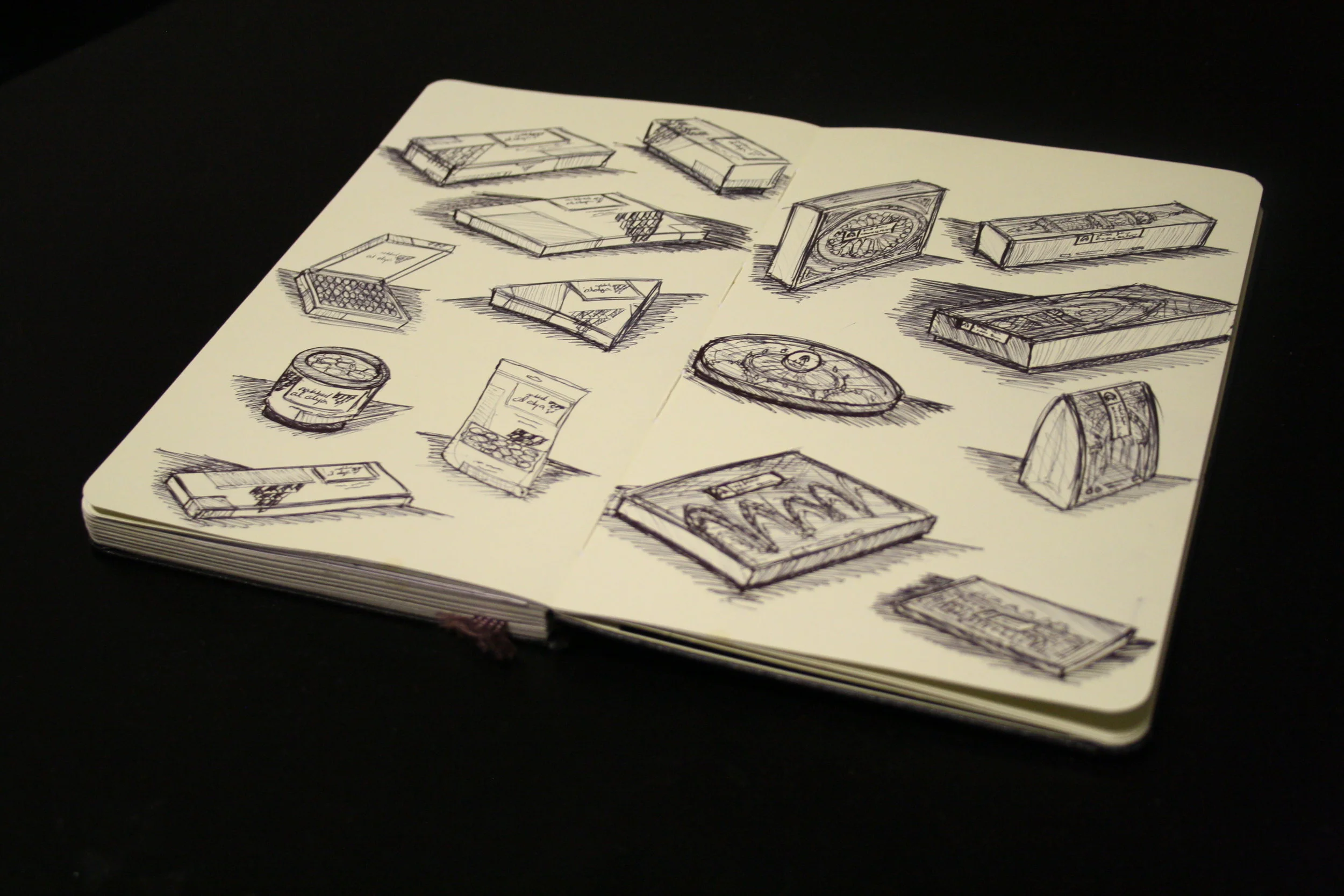  While Madinah is known for its heritage, our client was seeking to present his new product through a modern lens.  We chose an identity that portrayed Arabesque sophistication infused with minimalism. This allowed the brand to tell a story of the ci