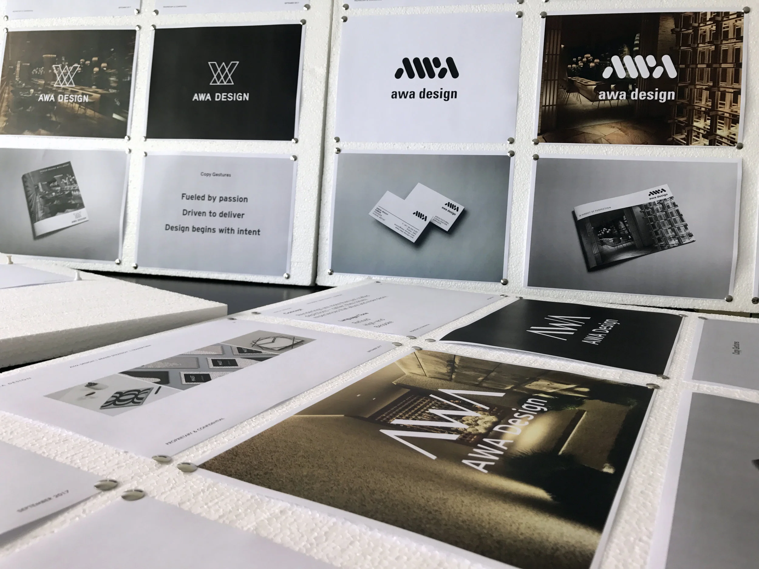  We crafted AWA Design’s visuals and language to represent their core design behaviours. We used striking messaging coupled with stark contrast, to intrigue and invite. 