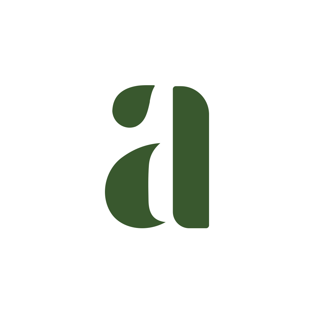 Starting with the characters in our custom wordmark, we built a proprietary typeface of stencil-cut characters, with select distinctive leaf drops.