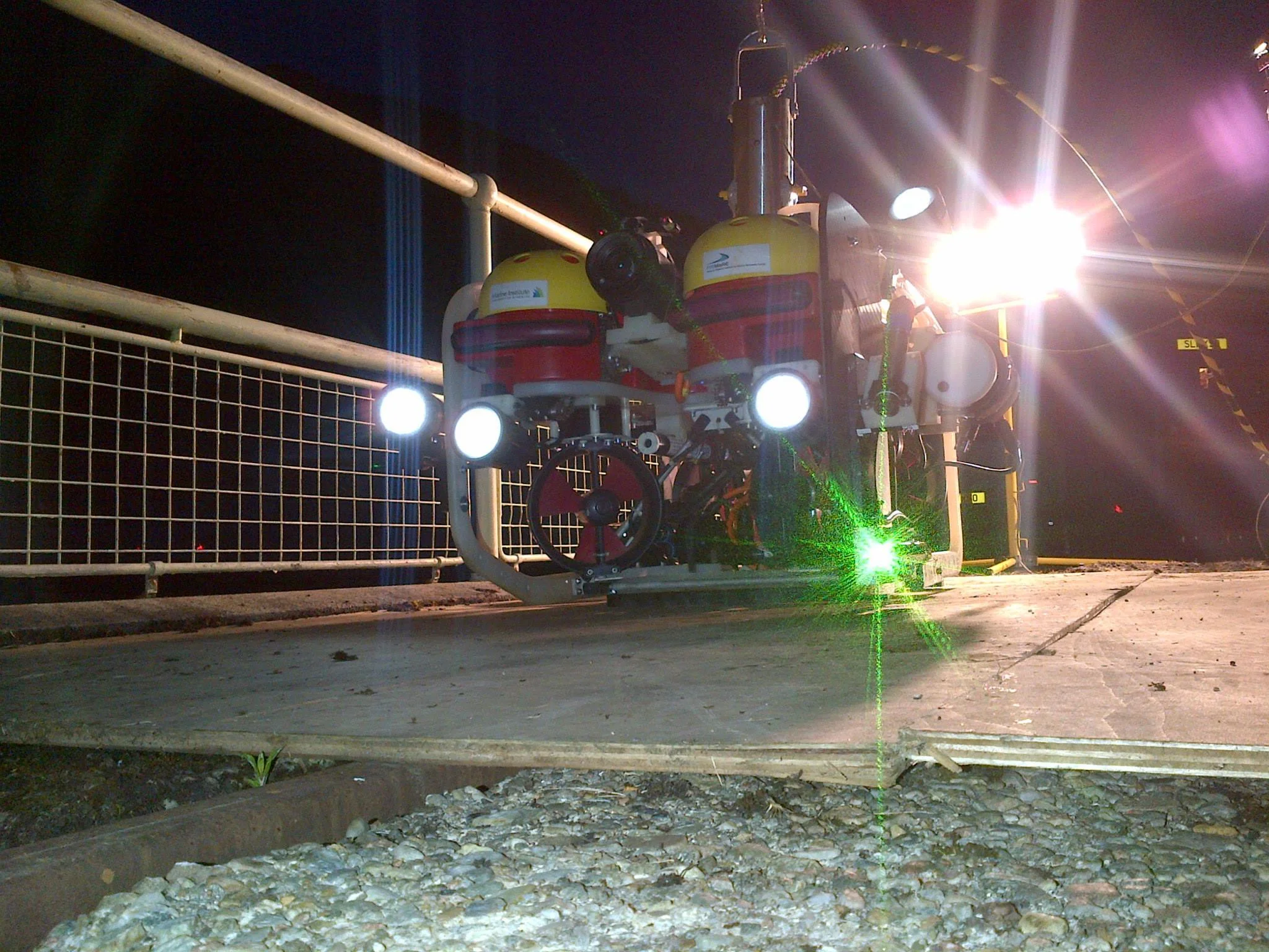 Savante's SLV-50 underwater laser profiler used for hydroelectric dam inspection