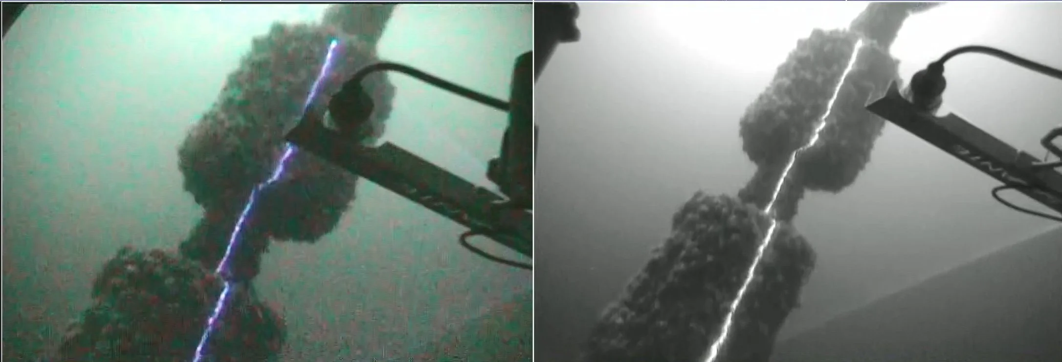 Riser buoyancy Separation Measurements