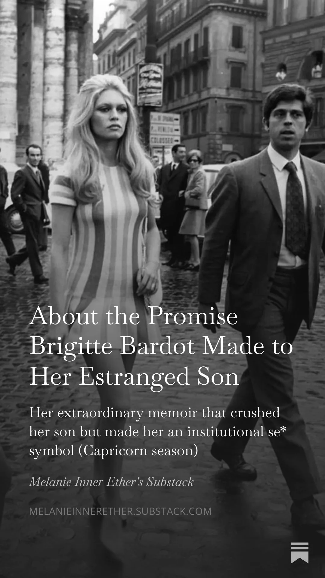 About the Promise Brigitte Bardot Made to Her Estranged Son