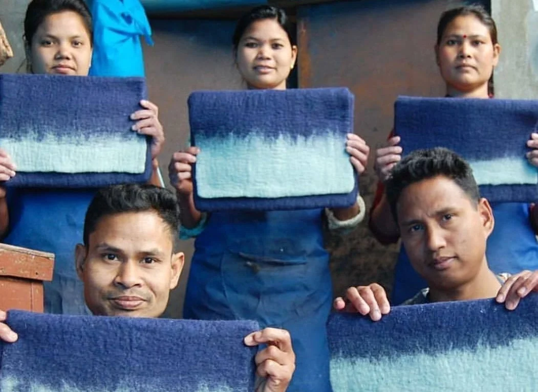 Fair Trade, Living Wage Hand made in Nepal under Fair Trade conditions. Our Nepal partner is the Director of Fair Trade Asia and operates as a charity providing housing, medical assistance, schooling and an old peoples home for people and their families affected by Leprosy, services that are not provided by the government in Nepal. Each individual they assist on earns a living wage for their entire life, even if they are unable to work or can only do very simple tasks due to their disabilities. The purchase of one of our cases helps to create an income and independence for makers in Nepal, as well as education for their children. What's not to love about that!