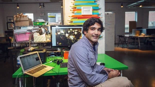 Anil Patel’s Timeraiser project has generated $710,000 for artists and 114,000 volunteer hours for not-for-profit organizations across Canada.(JENNIFER ROBERTS FOR THE GLOBE AND MAIL)