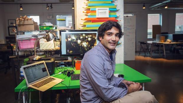 Anil Patel’s Timeraiser project has generated $710,000 for artists and 114,000 volunteer hours for not-for-profit organizations across Canada. (JENNIFER ROBERTS FOR THE GLOBE AND MAIL)
